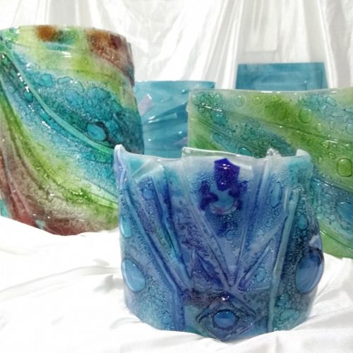 Lampara Azul  índigo