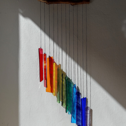 Chackra diagonal windchime